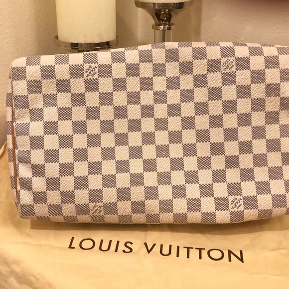 Authentic Louis Vuitton Speedy Damier Azur - Picture 3 of 8